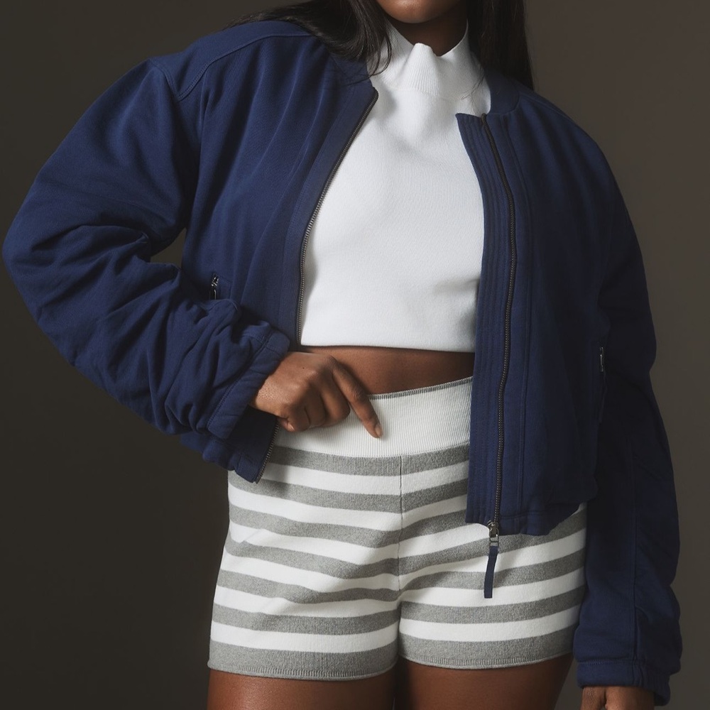 *Anthropologie Pilcro Knit Bomber Jacket